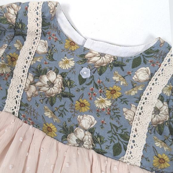 Love & Grow Clothing Co Tunic Baby Girls Size 12m Floral Flowy Boutique - Picture 2 of 6